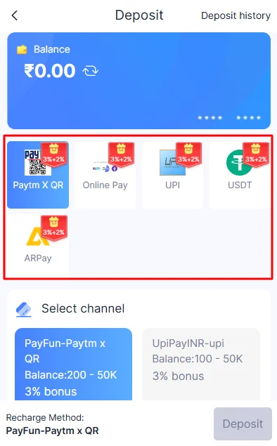 Goa Games Safe Deposit Payment Methods
